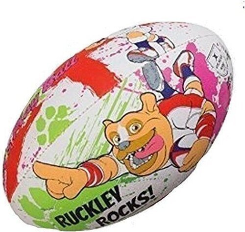 GILBERT-Ballon rugby Mascottes Gilbert Ruckley Rocks (taille 4)-image-1