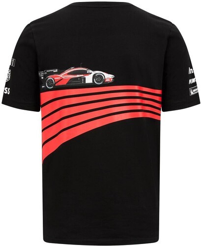 PORSCHE MOTORSPORT-T-Shirt De L'équipe Porsche Penske Motorsport - Noir Adulte-image-1