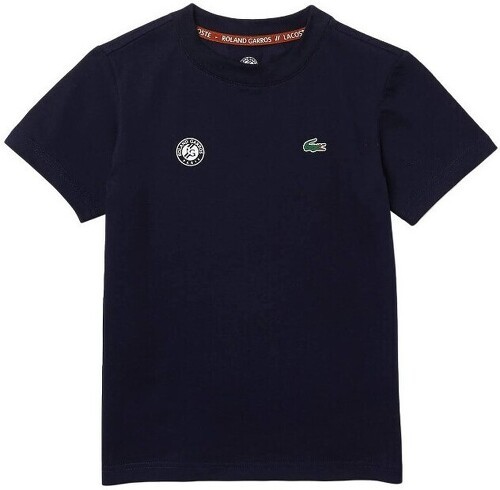 LACOSTE-T-Shirt Lacoste Roland Garros Junior Bleu Marine-image-1