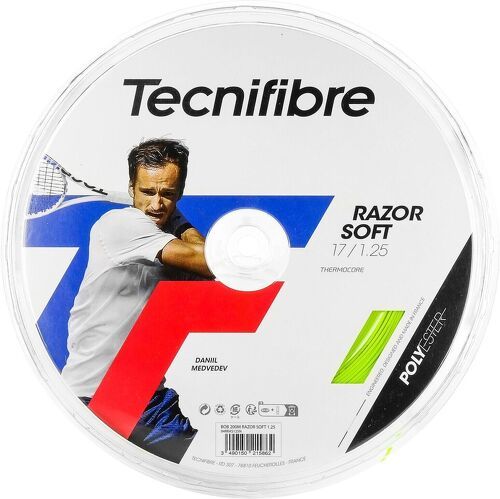 TECNIFIBRE-Bobine Tecnifibre Razor Soft Lime 200m-image-1