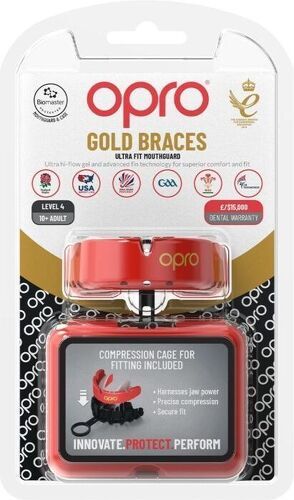 OPRO-Protège Dents Opro /Blanc Gold Braces V2-1