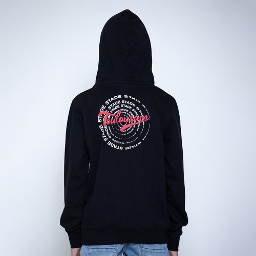 STADE TOULOUSAIN-SWEAT A CAPUCHE ENFANT STADE TOULOUSAIN CIRCLE NOIR-1