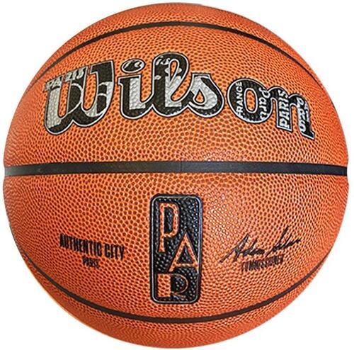 WILSON-Ballon de Basketball Wilson NBA Authentic City Paris T7-image-1