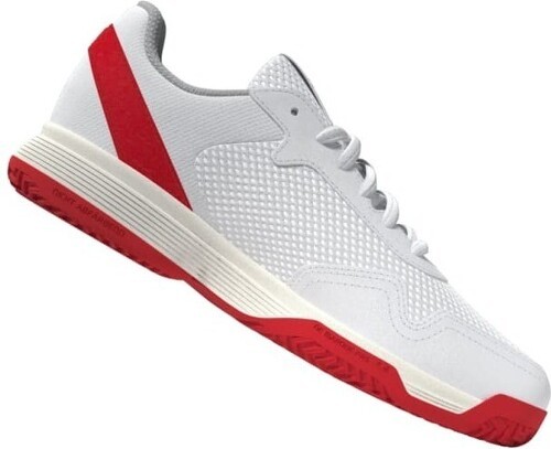 adidas Performance-COURTFLASH K FTWR WHITE/CORE BLACK/LUCID RED-3