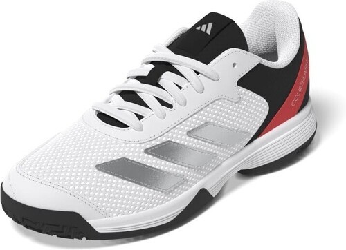 adidas Performance-COURTFLASH K FTWR WHITE/SILVER MET./BRIGHT RED-1