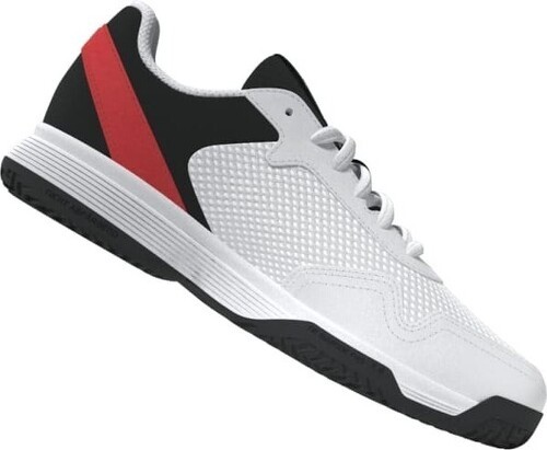 adidas Performance-COURTFLASH K FTWR WHITE/SILVER MET./BRIGHT RED-3