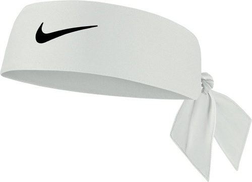 NIKE-NIKE BANDEAUX DRI-FIT HEAD TIE WH/BK-1