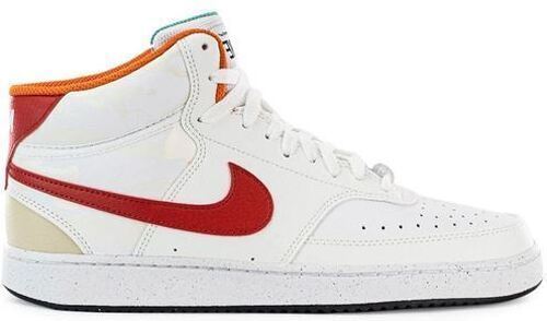 NIKE-Baskets Nike Court Vision Mid Next Nature blanc/rouge-0