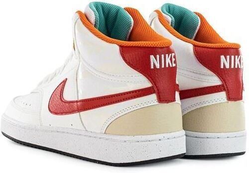 NIKE-Baskets Nike Court Vision Mid Next Nature blanc/rouge-3