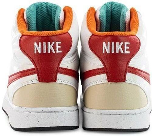 NIKE-Baskets Nike Court Vision Mid Next Nature blanc/rouge-4