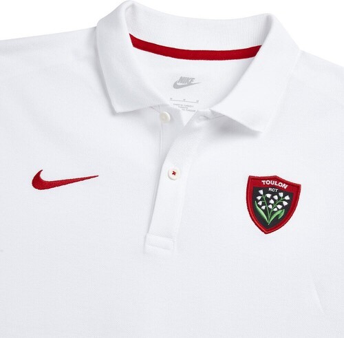 NIKE-Polo Piqué Blanc RC Toulon 2023/2024-2