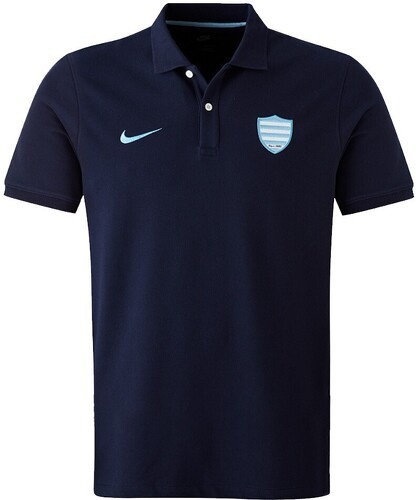 NIKE-Polo Piqué Bleu Marine Racing 92 2023/2024-1