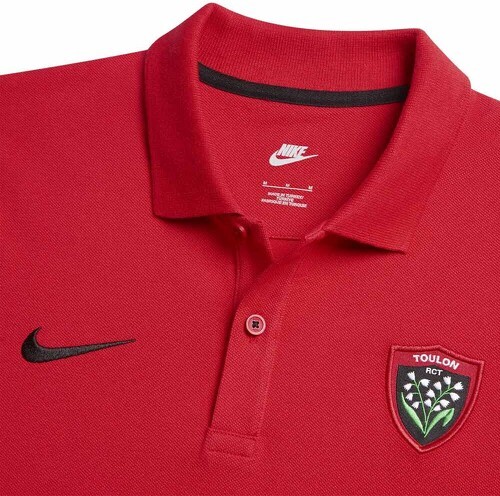 NIKE-Polo Piqué Rouge RC Toulon 2023/2024-2