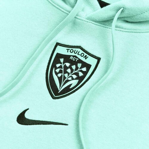 NIKE-Sweat à Capuche Enfant Bleu Turquoise RC Toulon 2022/2023-2