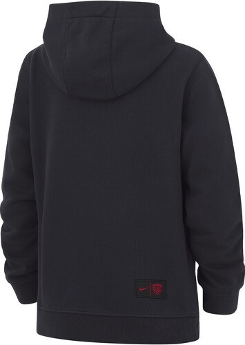 NIKE-Sweat Capuche Enfant FT Noir RC Toulon 2023/2024-1