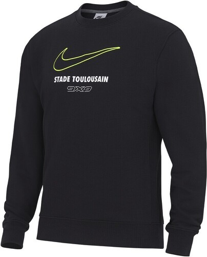 NIKE-Sweatshirt Crew Black Stade Toulousain 2023/2024-image-1