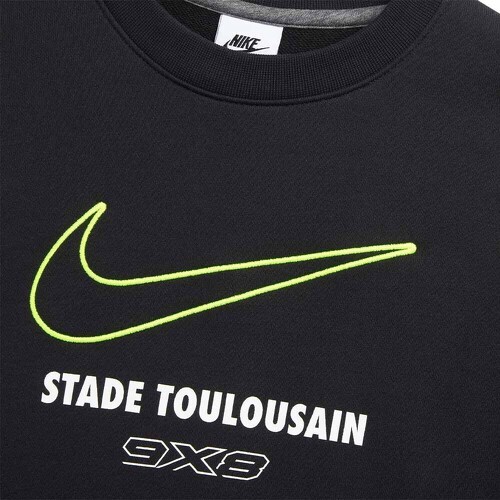 NIKE-Sweatshirt Crew Black Stade Toulousain 2023/2024-2