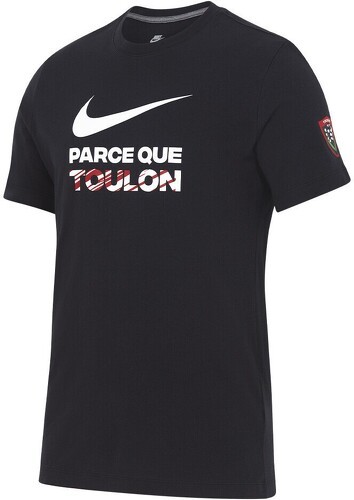NIKE-T-Shirt Graphic Héritage Noir RC Toulon 2023/2024-0