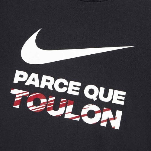 NIKE-T-Shirt Graphic Héritage Noir RC Toulon 2023/2024-2