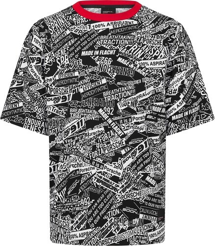 PORSCHE MOTORSPORT-T-shirt Oversize Porsche Motorsport Homme Noir-image-1