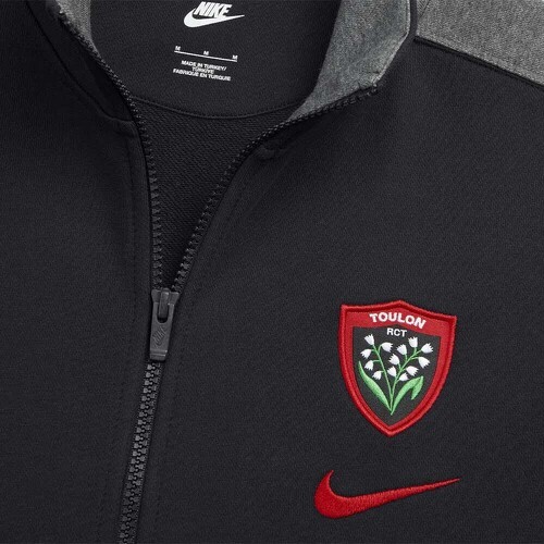 NIKE-Veste Héritage Noir RC Toulon 2023/2024-2