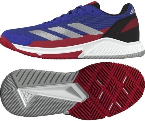 adidas Performance-COURTQUICK PADEL M LUCID BLUE/SILVER MET./LUCID RED-1