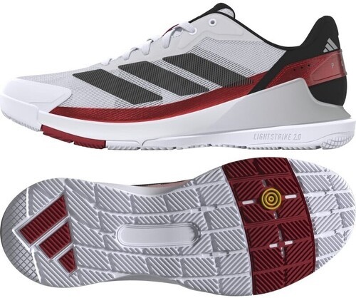 adidas Performance-CRAZYQUICK LS PADEL M FTWR WHITE/CORE BLACK/LUCID RED-2