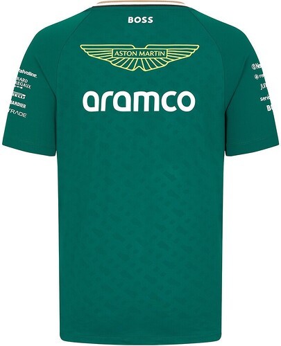 ASTON MARTIN F1 TEAM-T-shirt de l'équipe Aston Martin Officiel Formule 1 Enfant Vert-image-1