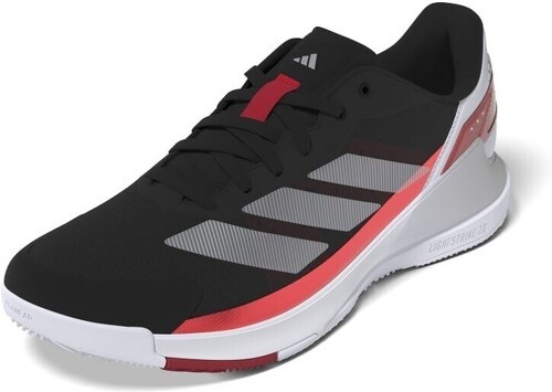 adidas Performance-CRAZYQUICK LS PADEL M CORE BLACK/SILVER MET./LUCID RED-3