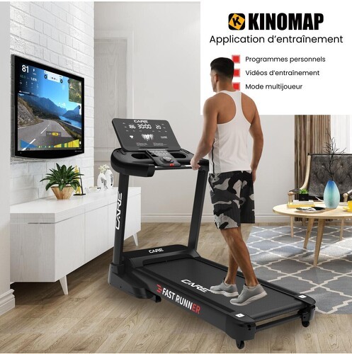 Care-Tapis de course connecté 22 km/h - CARE - Fast Runner SP-1