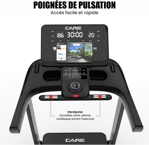 Care-Tapis de course connecté 22 km/h - CARE - Fast Runner SP-3