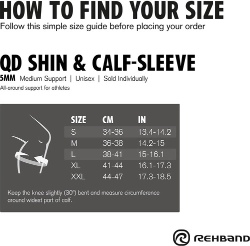 Rehband-Rehband Qd Shin&calf Sleeve 5 Mm-4