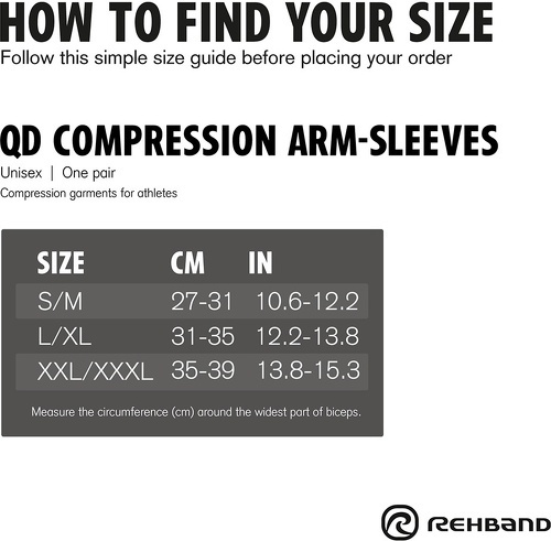 Rehband-Rehband Compression Arm Sleeve - Compressions pour le running-4