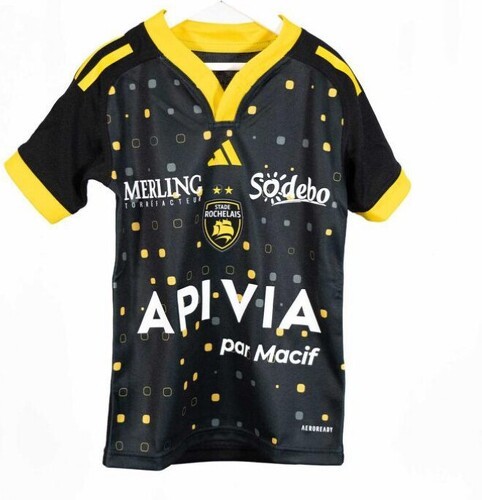 adidas Performance-MAILLOT RUGBY ENFANT STADE ROCHELAIS DOMICILE 23/24 - ADIDAS-3