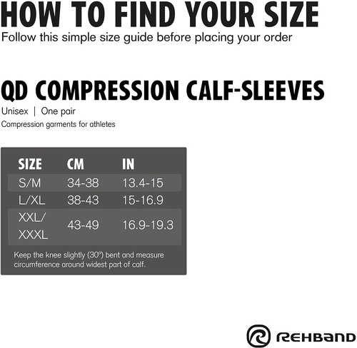 Rehband-Rehband Compression Calf Sleeve - Compressions pour le running-4