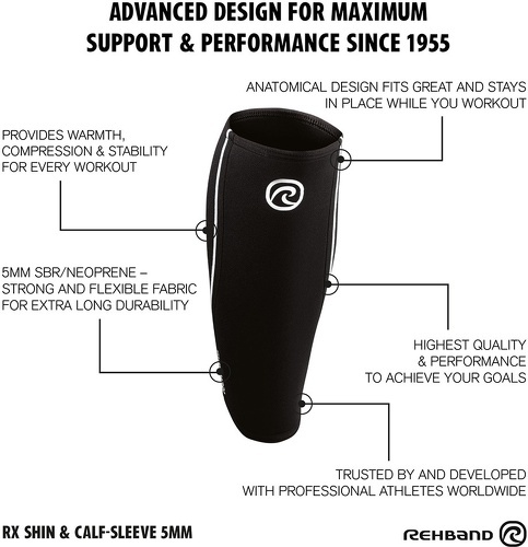 Rehband-Rehband Rx Shin&calf Sleeve 5 Mm-3