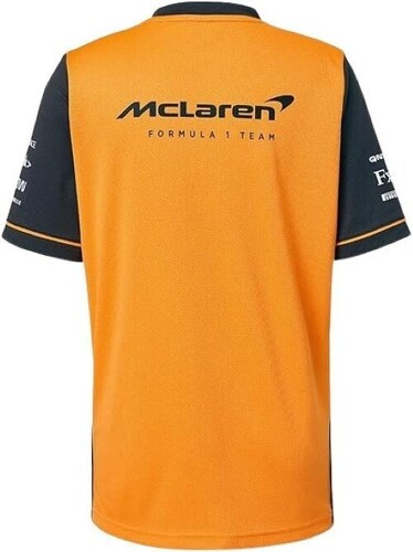 MCLAREN RACING-T-shirt McLaren Formule 1 Officiel Enfant Orange/Gris-1