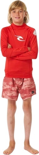 RIP CURL-Rip Curl Enfants Brand Wave UPF Gilet Lycra à Manches Longues TNR-4