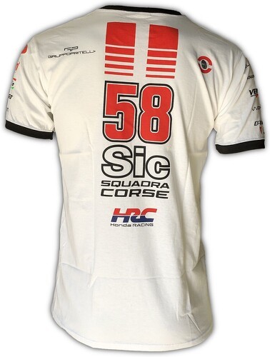 SIC 58 SQUADRA CORSE-T-shirt Sic58 Squadra Corse 58 logo Officiel MotoGP-0