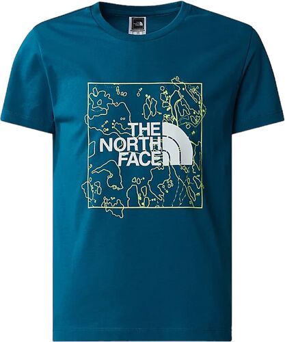 THE NORTH FACE-T-shirt New Graphic Blue Moss/Lemon Yellow-image-1