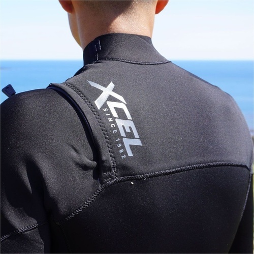 Xcel-2023 Xcel Comp 3/2Mm Chest Zip Combinaison Néoprène Bl-3