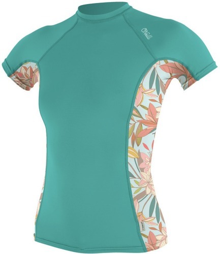 O’NEILL-O'Neill Femmes Side Print Short Sleeve Rash Guard - Canton-0