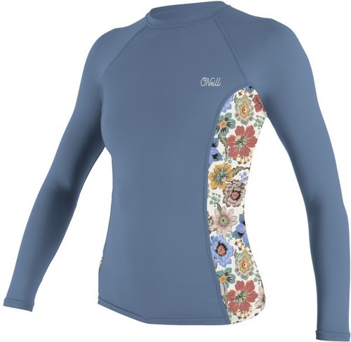 O’NEILL-O'Neill Femmes Side Print Long Sleeve Rash Guard - Infinity-0