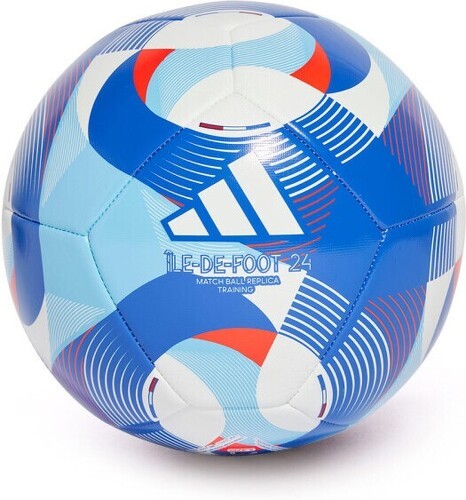 adidas-Ballon Training Île-de-Foot 2024 ( Jeux-Olympiques ) Bleu-image-1