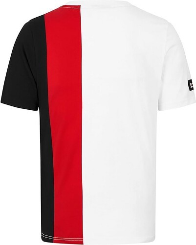 PORSCHE MOTORSPORT-T-shirt à rayures Porsche Motorsport Blanc Rouge Noir Homme-1