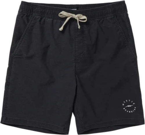 Mystic-Mystic Hommes The Volley Hybrid Short - Black-0