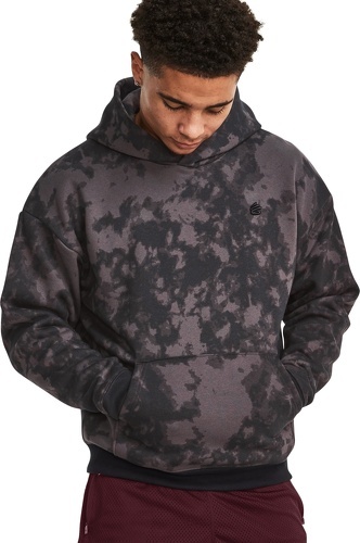 UNDER ARMOUR-Sweatshirt À Capuche Under Armour Curry Acid Wash-1