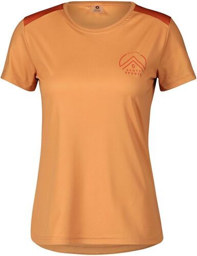 SCOTT -Tee shirt Femme Scott endurance Tech manches courtes femme rose saumon-0