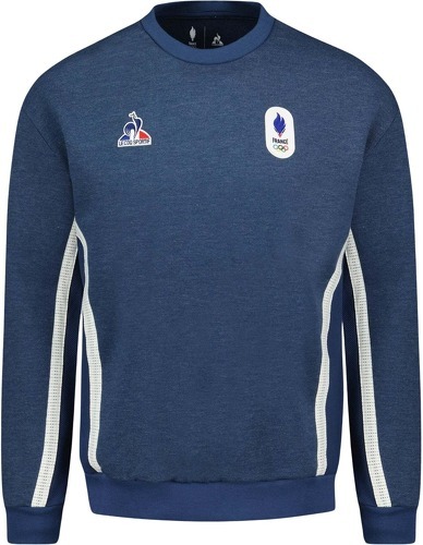 LE COQ SPORTIF-Sweatshirt à col rond France Olympique Paris 2024-image-1