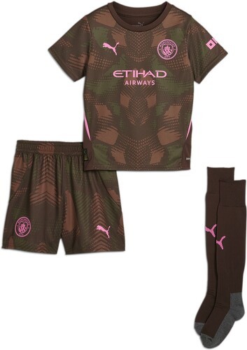 PUMA-Minikit de gardien de but à manches courtes 24/25 Manchester City Enfant-image-1